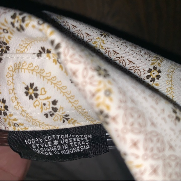 Women’s XL BROOKS & DUNN PANHANDLE SLIM Cotton Snap Down Sawtooth Western Shirt - Picture 3 of 10